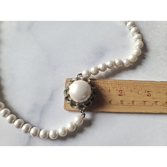 Coro Faux Pearl Beaded Necklace, READ FAIR CONDITION - Picture 9 of 10